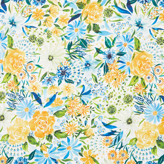 Sunshine and Blue Skies - Sunny Days Cloud Yardage