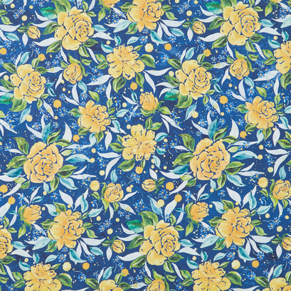 Sunshine and Blue Skies - Rose Upon Rows Lake Yardage
