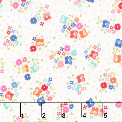 Cali and Co. - Flower Dot Cloud Multi Yardage