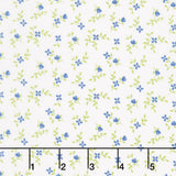 Cali and Co. - Vine and Bud Cloud Cobalt Yardage