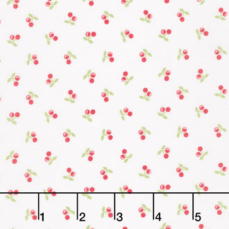 Cali and Co. - Cherries Cloud Yardage