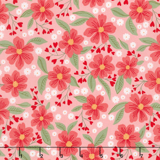 Love Blooms - Love In Bloom Blush Yardage