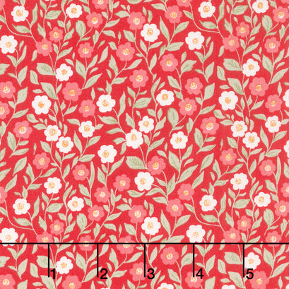 Love Blooms - Cupid Floral Rose Yardage