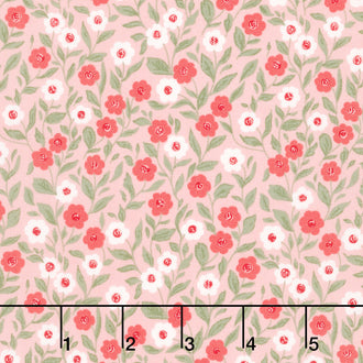 Love Blooms - Cupid Floral Blush Yardage