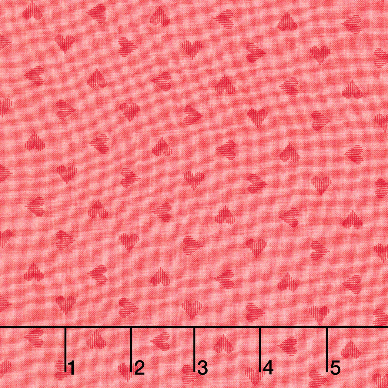 Love Blooms - Sweetheart Lipstick Yardage
