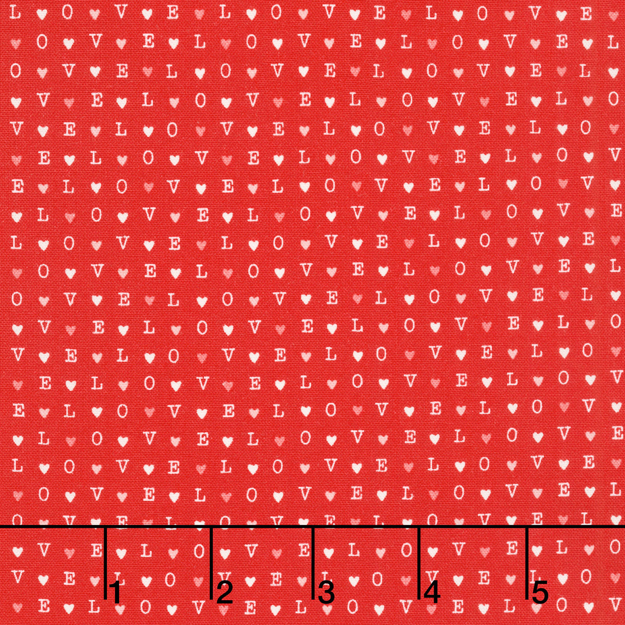 Love Blooms - L-O-V-E Rose Yardage