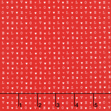 Love Blooms - L-O-V-E Rose Yardage