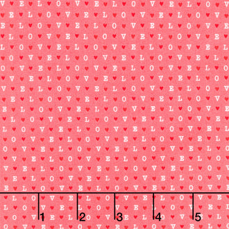 Love Blooms - L-O-V-E Lipstick Yardage