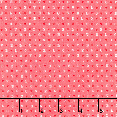 Love Blooms - L-O-V-E Lipstick Yardage