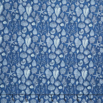 Serena Shores - Sketchy Shells Coastal Yardage