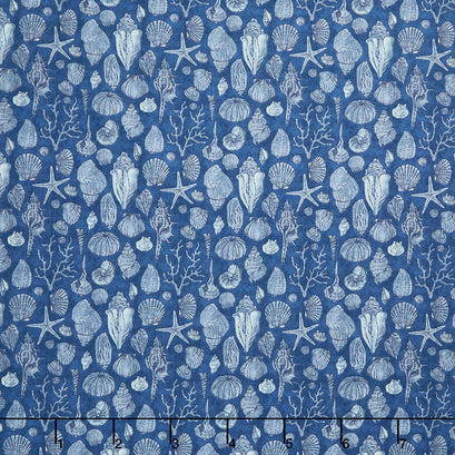 Serena Shores - Sketchy Shells Coastal Yardage