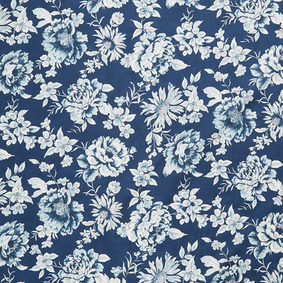Sandalwood - Camellia Indigo Yardage