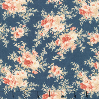Sandalwood - Cassandra Indigo Yardage