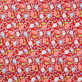 Red, White & Bloom - Patriotic Floral Poppy Yardage