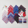 Red, White & Bloom Fat Quarter Bundle