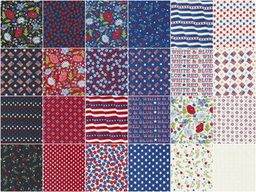 Red, White & Bloom Jelly Roll