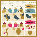 Cut Sew Create Part Two - Cat Plushies Kit