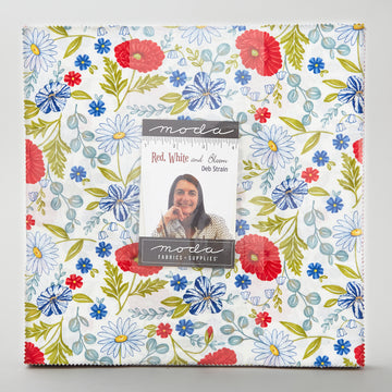 Red, White & Bloom Layer Cake