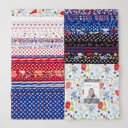 Red, White & Bloom Layer Cake