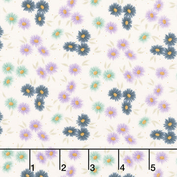 Seaglass Summer - Beach Asters Oyster Yardage