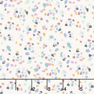 Seaglass Summer - Shimmering Seaglass Oyster Yardage