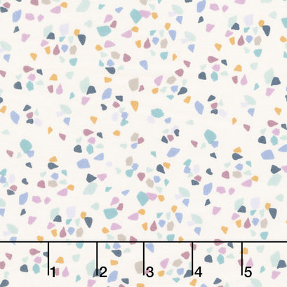 Seaglass Summer - Shimmering Seaglass Oyster Yardage
