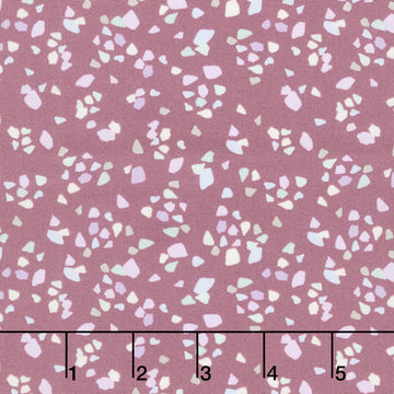 Seaglass Summer - Shimmering Seaglass Beach Plum Yardage