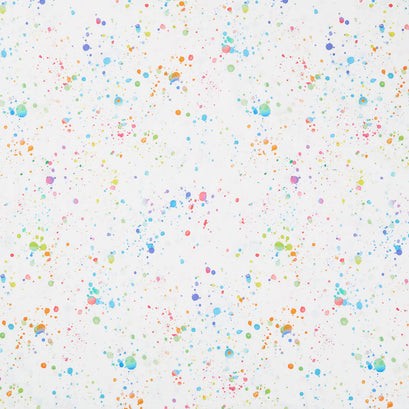 Gradients Euphoria - Splatter Rainbow 108" Wide Backing Yardage