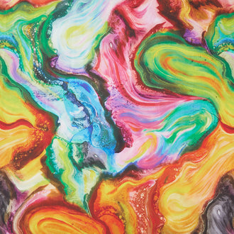 Gradients Euphoria - Color Eruption Rainbow 108" Wide Backing Yardage
