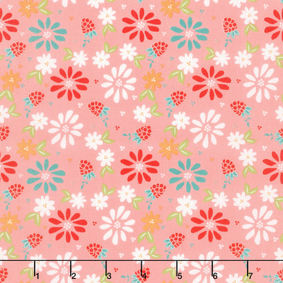 Raspberry Summer - Spring Berries Carnation Yardage