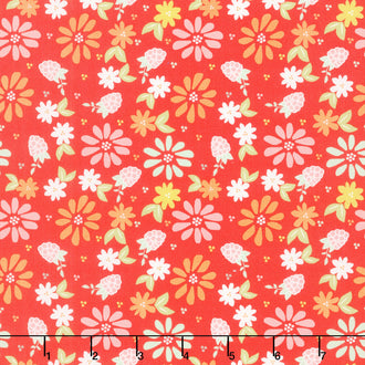 Raspberry Summer - Spring Berries Raspberry Yardage