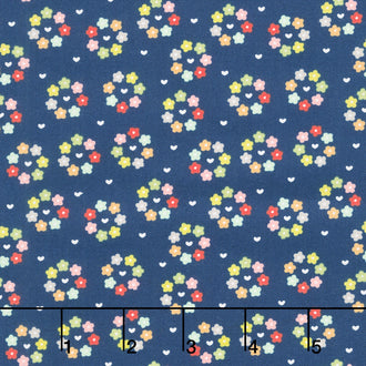 Raspberry Summer - Rosy Blueberry Yardage