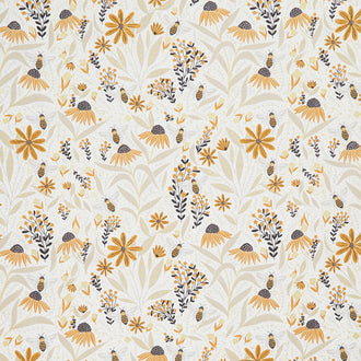 Bee Garden - Porcelain Metallic Yardage