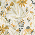 Bee Garden - Porcelain Metallic Yardage