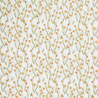 Bee Garden - Darling Daffodils Porcelain Metallic Yardage