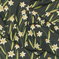 Bee Garden - Darling Daffodils Black Metallic Yardage
