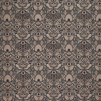 Bee Garden - Beehive Melody Black Yardage