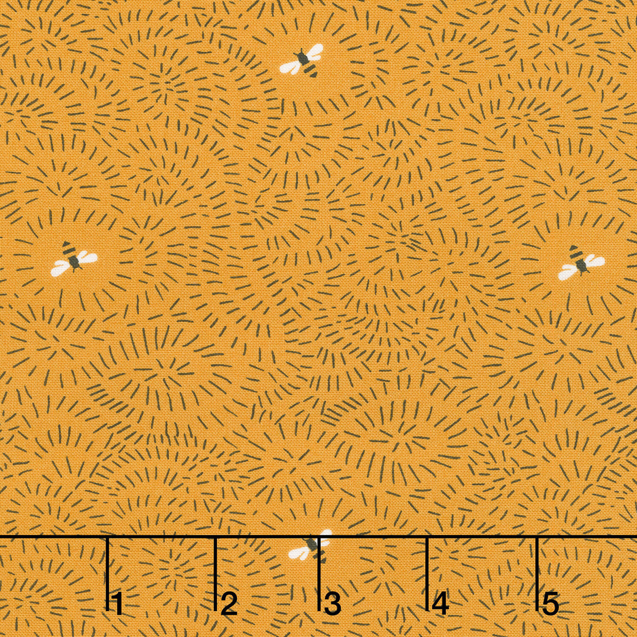 Bee Garden - Twists and Turns Beeswax Yardage