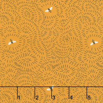 Bee Garden - Twists and Turns Beeswax Yardage