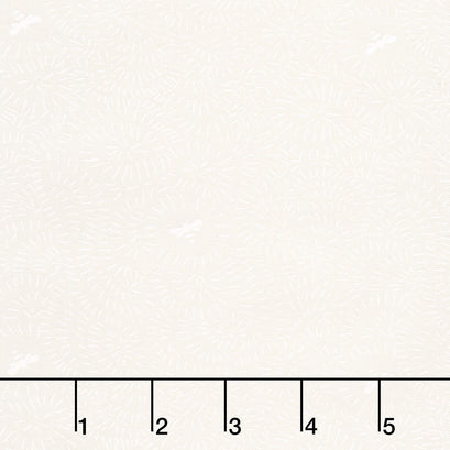 Bee Garden - Twists and Turns Porcelain White Yardage
