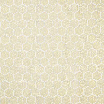 Bee Garden - Honeycomb Porcelain Metallic Yardage