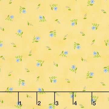 On Lake Time - Flowers On Shore Daisy Yardage