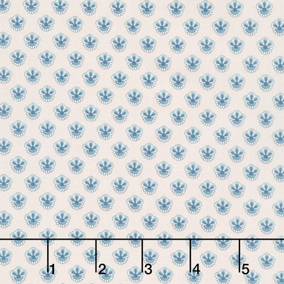 Sacre Bleu - Campanule Smoke French Blue Yardage