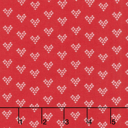 Threads - Love Red Yardage