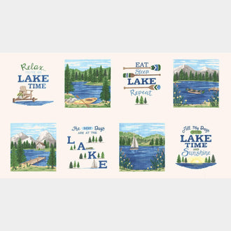 On Lake Time - On Lake Time Cloud White Panel