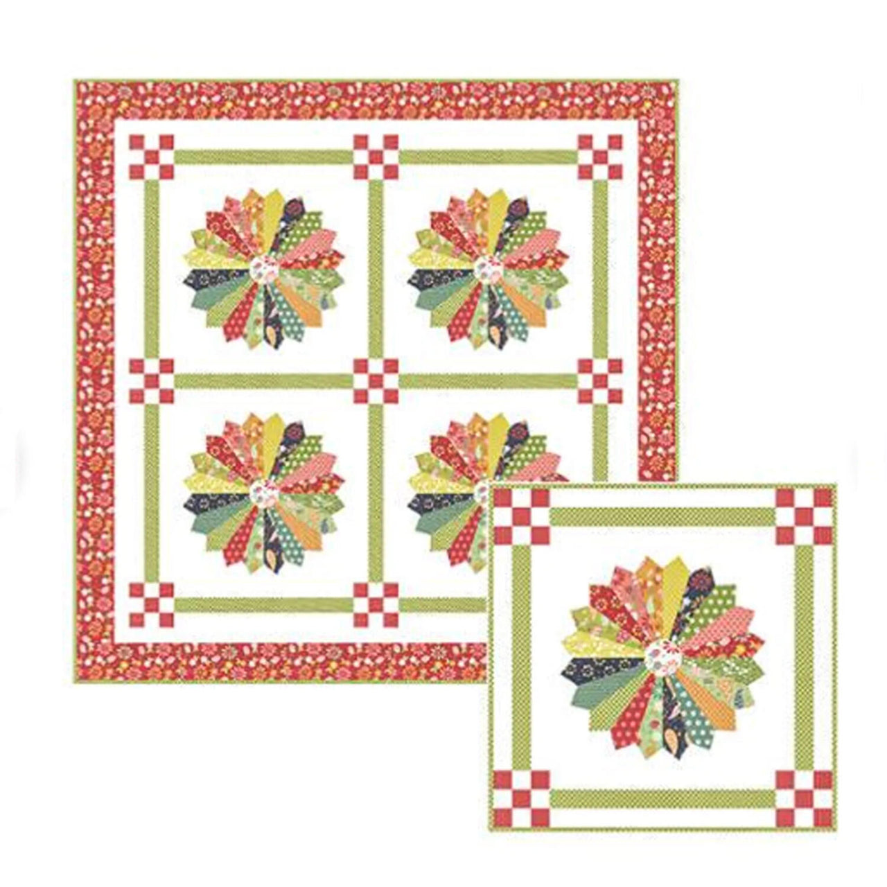 Raspberry Summer Wall Hanging and Pillow Kit