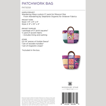 Digital Download - Patchwork Handbag Pattern by Missouri Star