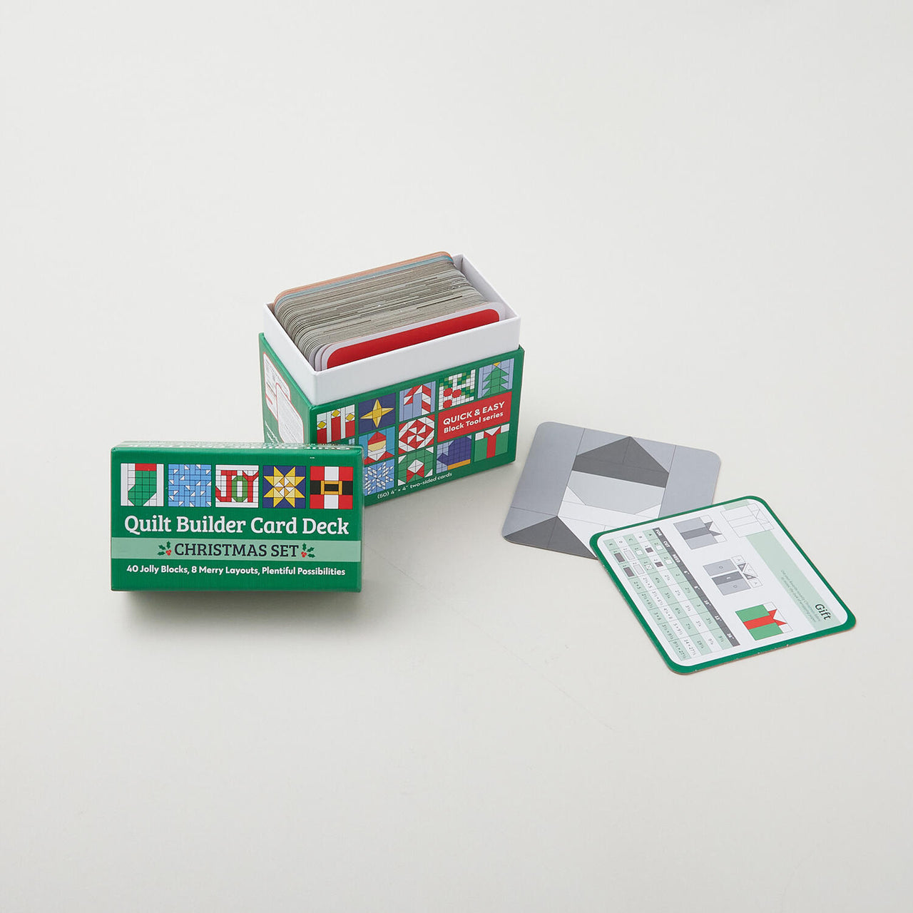 Quilt Builder Card Deck Appliqué Christmas Set