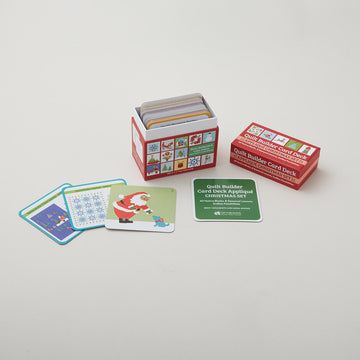 Quilt Builder Card Deck Appliqué Christmas Set