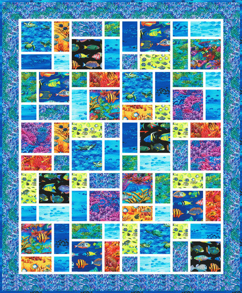 Neighborhood - Coral Canyon Free Quilt Pattern by Ariga Mahmoudlou